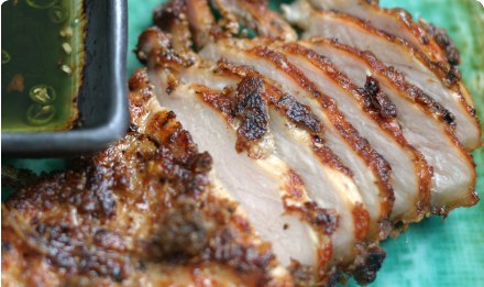 Garlic and Pepper Crusted Pork