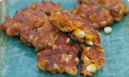 Spicy Corn Cakes