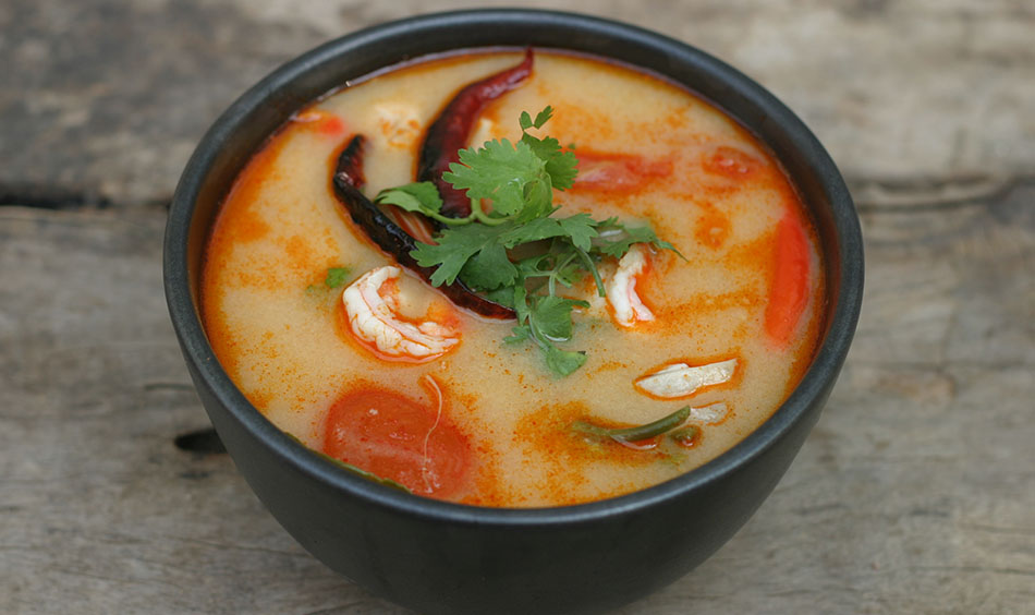 Hot and Sour Soup with Shrimp