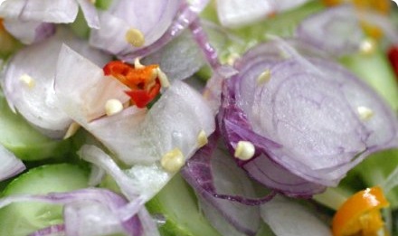 Sweet and Sour Cucumber Salad