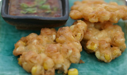 Fried Corn Cakes