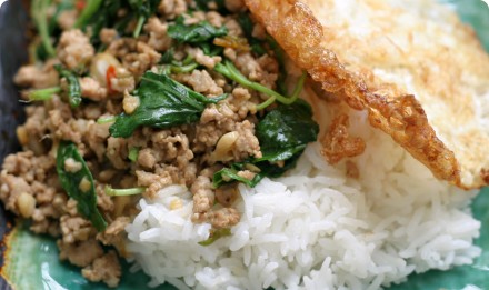 Stir Fried Pork with Holy Basil