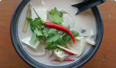 Mushroom Coconut Milk Soup